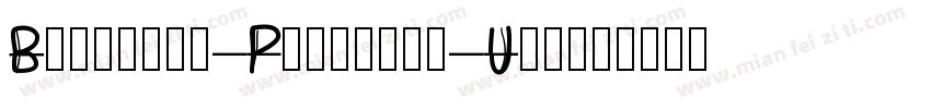 Barbecue Personal Use字体转换